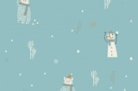 Katia Fabrics Waterproof Yeti&Snowman