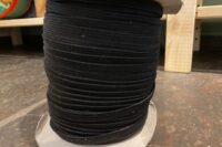 Gummilitze schwarz 6mm