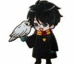 Harry Potter Aufnäher Harry mit Eule