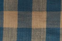 Katia Fabrics Vichy Musselin sand&blue