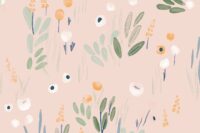 Katia Fabrics Detective Flowers Softshell