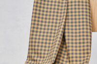 Mind the Maker Organic Cotton Oxford Gingham calm grey/dry mustard