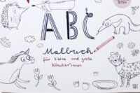 Halfbird ABC Malbuch mit heraustrennbaren Seiten