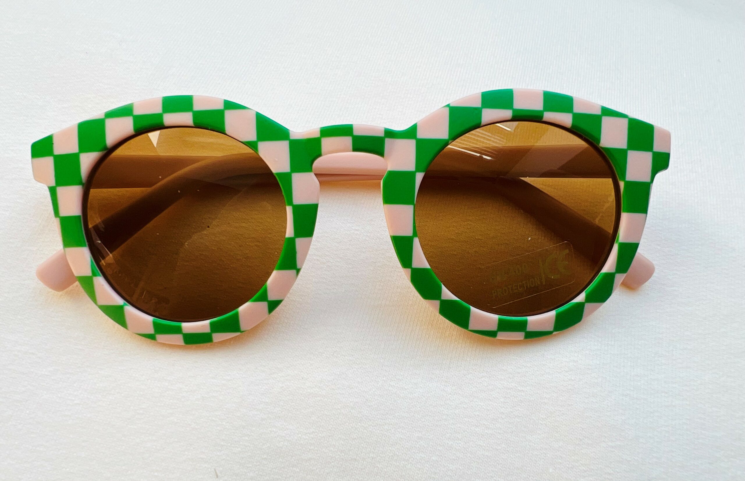 Kindersonnenbrille grün/rose