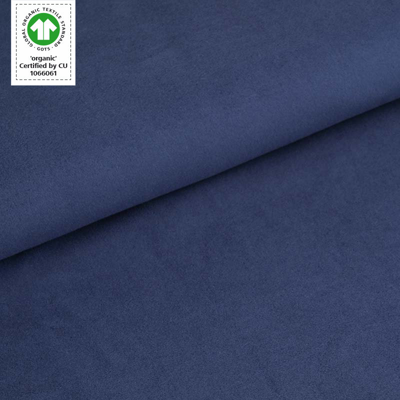 Stoffonkel Baumwollfleece china blue