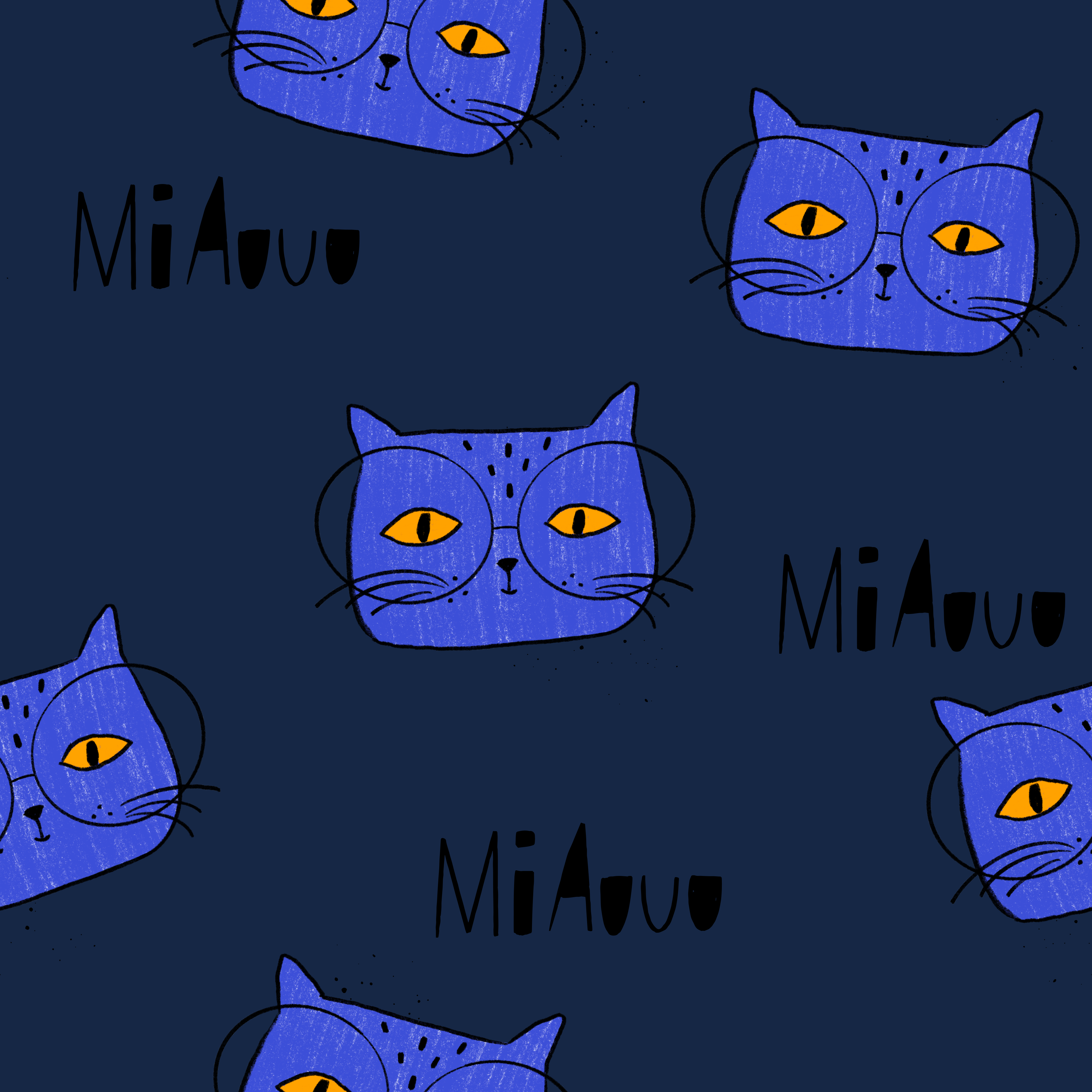 Miss Alexis EP Katzengesichter blau
