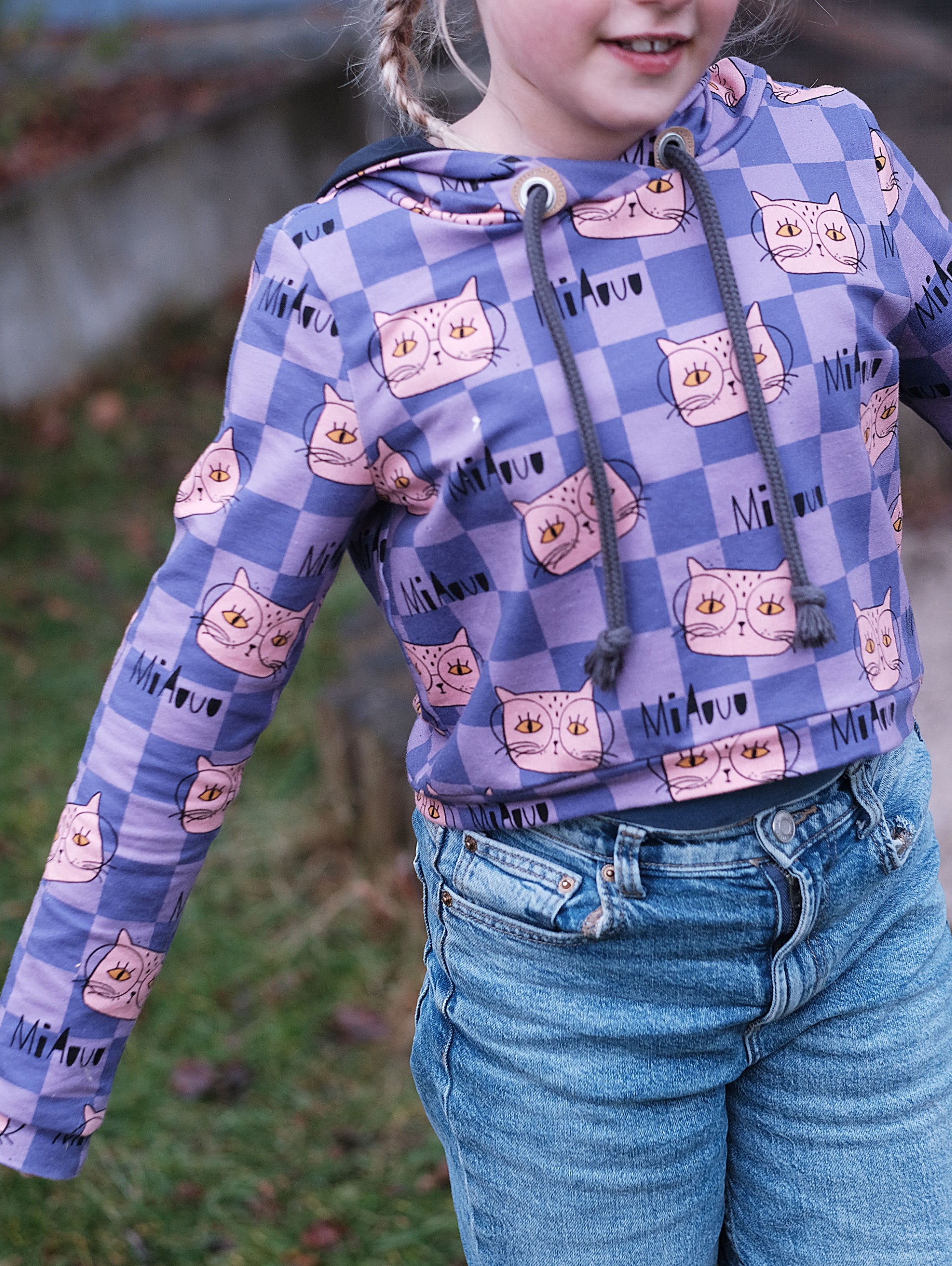 LAGERWARE Miss Alexis EP Katzengesichter lila Jersey