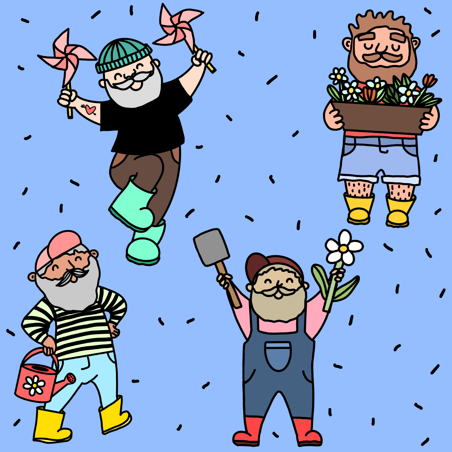 Miss Alexis EP Gartenzwerge blau