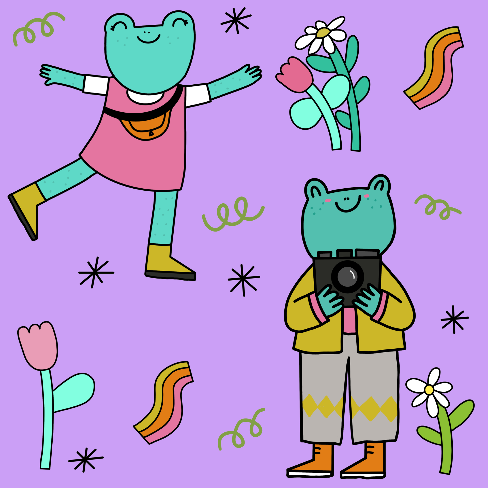 LAGERWARE Miss Alexis EP Froschies flieder Jersey