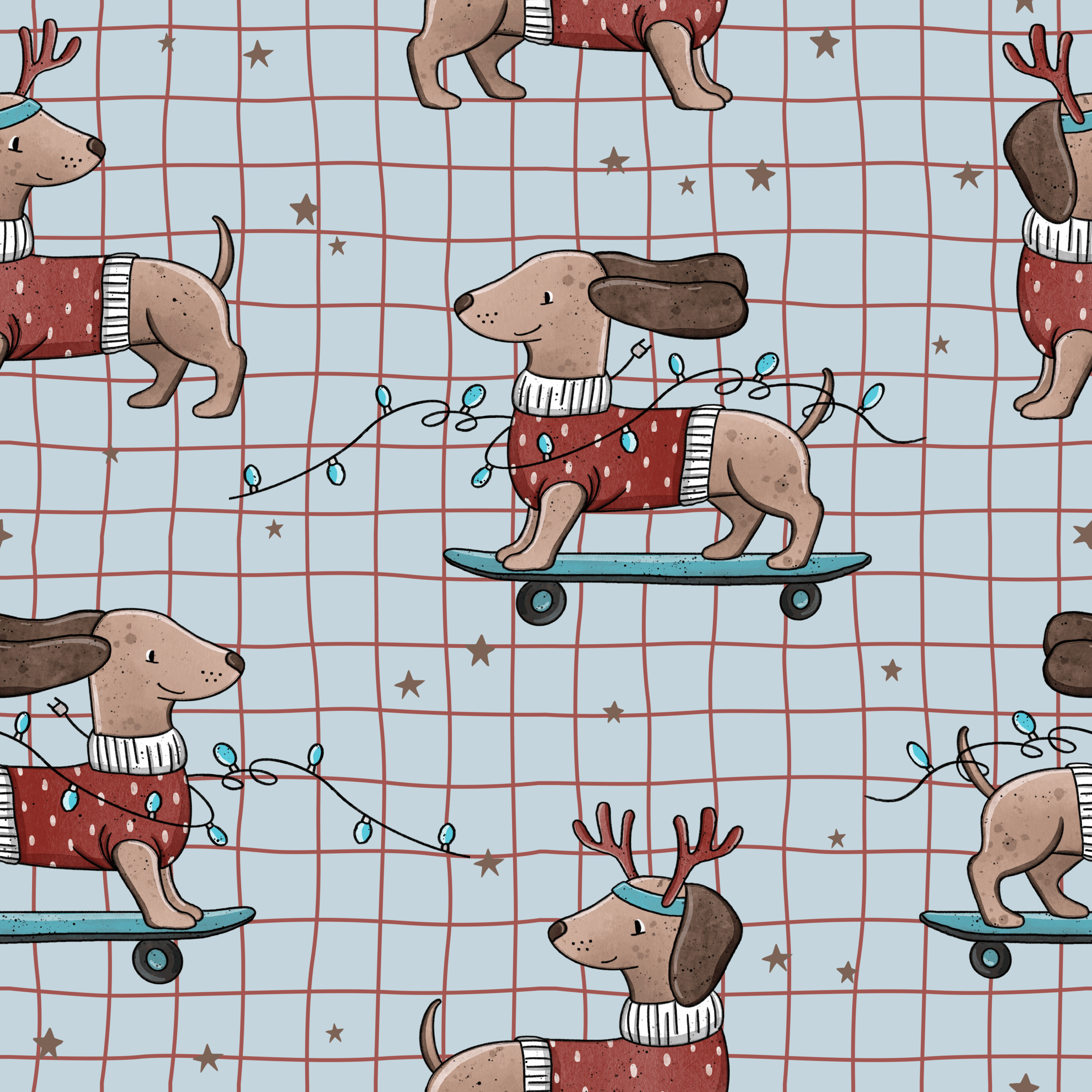 Miss Alexis EP Dackelweihnacht French Terry